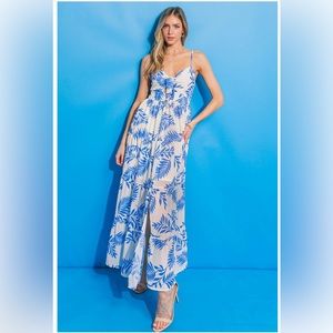 New Flying Tomato BUNGALOW EVENINGS WOVEN MAXI DRESS